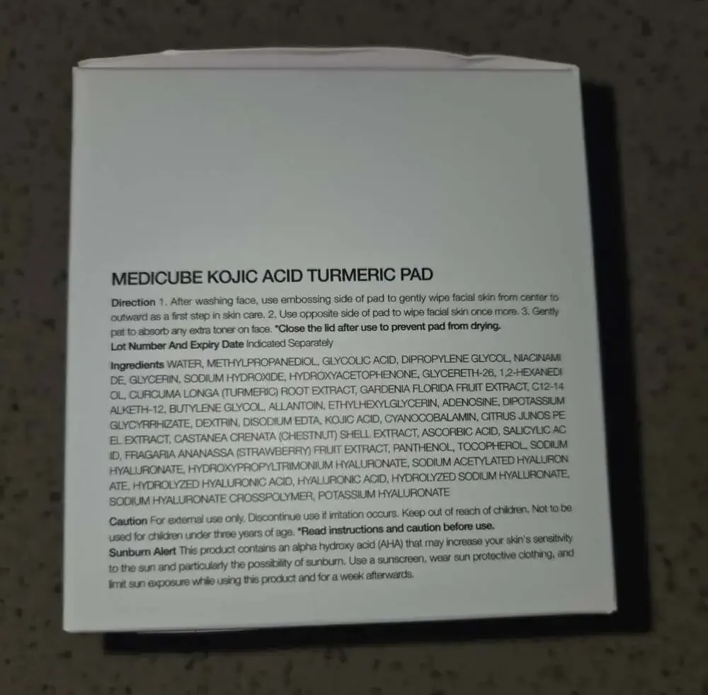 Medicube Kojic Acid Turmeric Pad 70 Pads